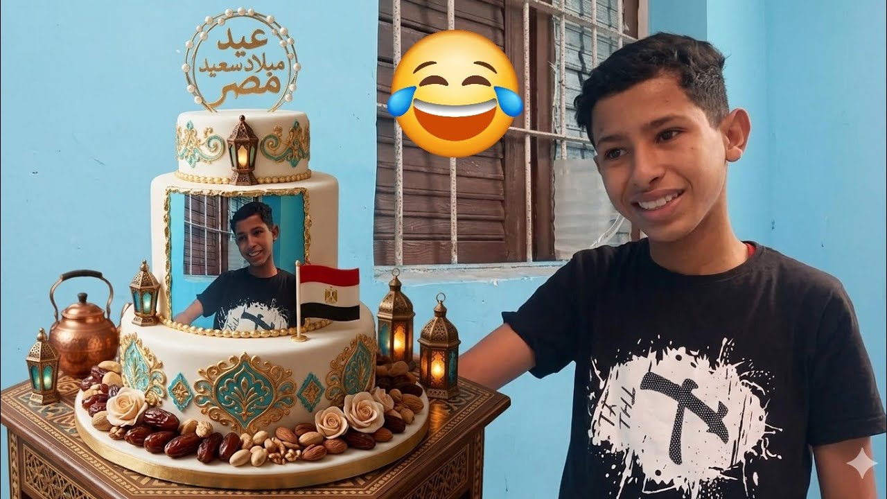 لما محمد يخطب بنت عمه يروح يجيب لها تورته وحاجات وموده يروح يسرقها من وراه وياكل ايه🎂🎂🍰😂😂