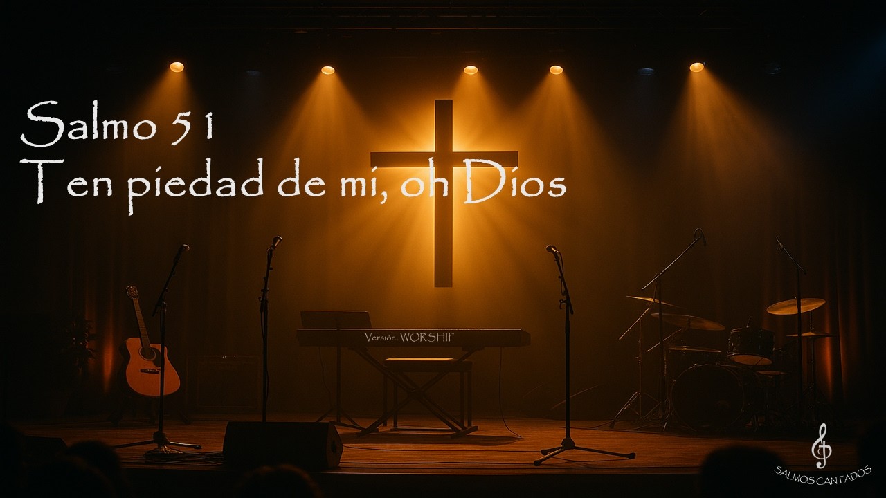 Salmo 51 – Ten piedad de mí, oh Dios (Versión Worship) | Salmos Cantados