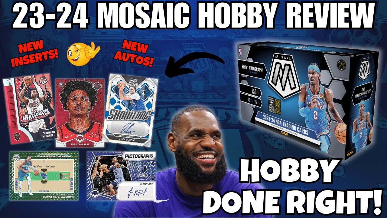 A BIG STEP FORWARD!😮 +HUGE ROOKIE AUTO!💥 PRODUCT REVIEW: 2023-24 Panini Mosaic Basketball Hobby