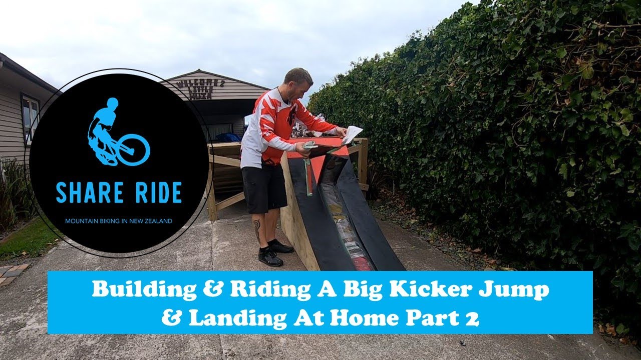 Building And Riding A Big Kicker Jump And Landing At Home Part 2 Episode 50
