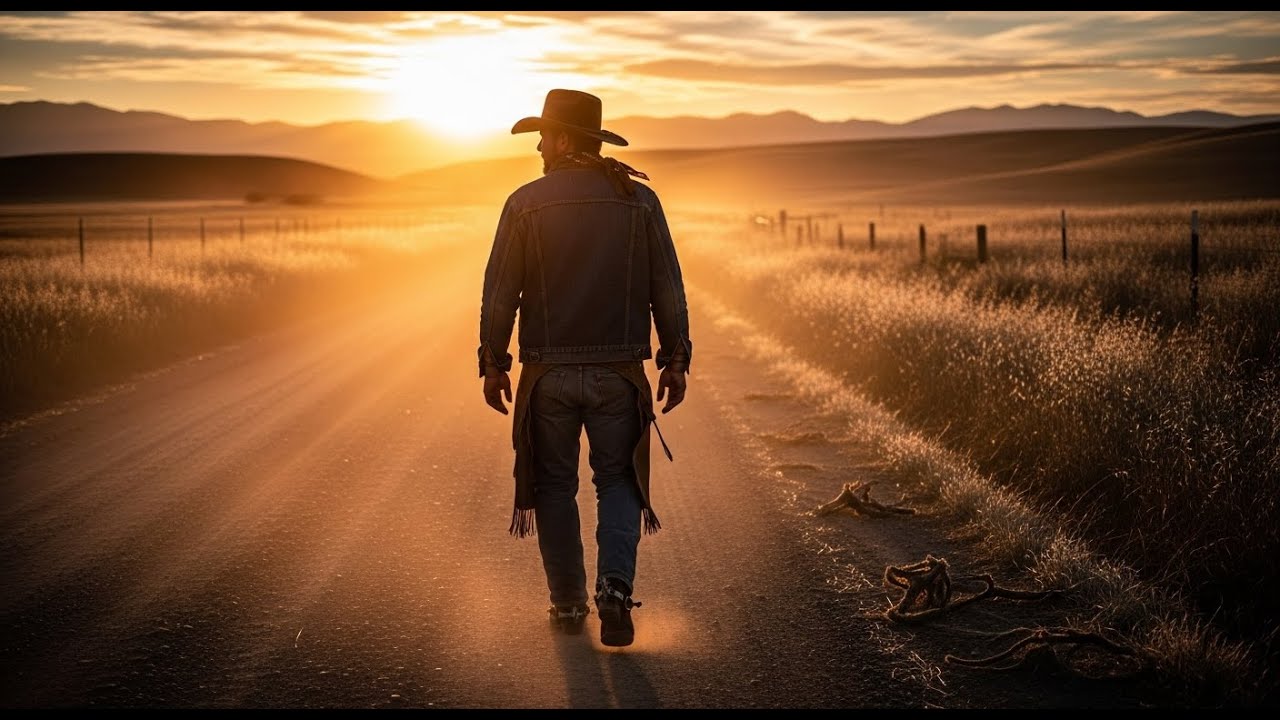 Dusty Roads and Golden Hearts #CountryBallad #DustyRoads #GoldenSunset #CowboyLife