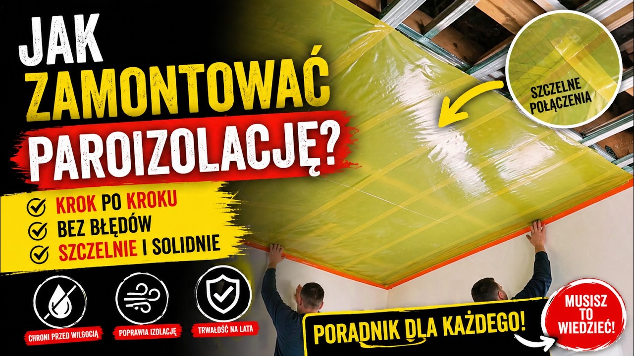 КАК БЫСТРО УСТАНОВИТЬ ПАРОИЗОЛЯЦИЮ? Простой трюк
