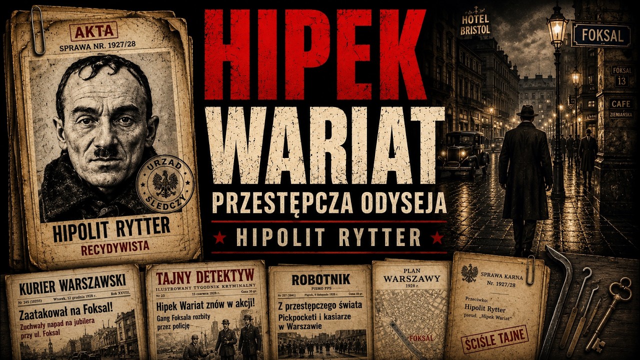 Kryminalna audioteka CONTRA LEGEM odc. 12 HIPOLIT RYTTER - Hipek Wariat