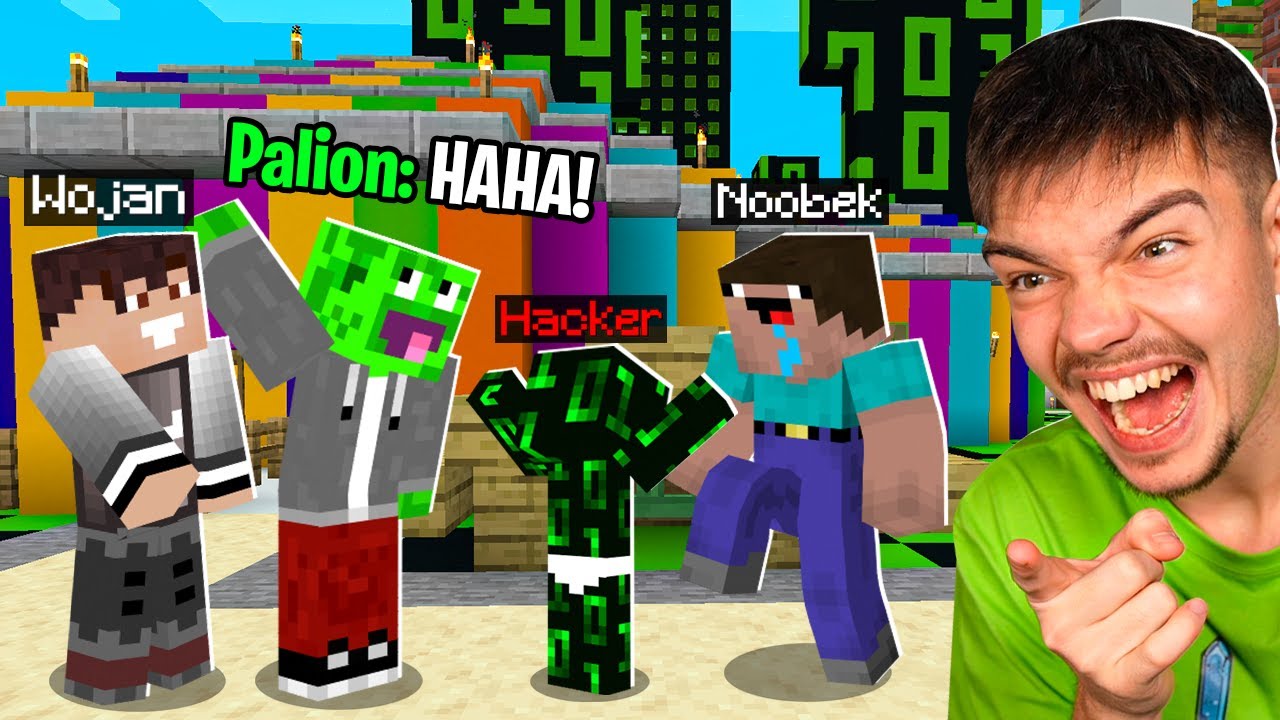 HACKER ZMIENIŁ SIĘ W DZIECKO w Minecraft! (śmieszne)