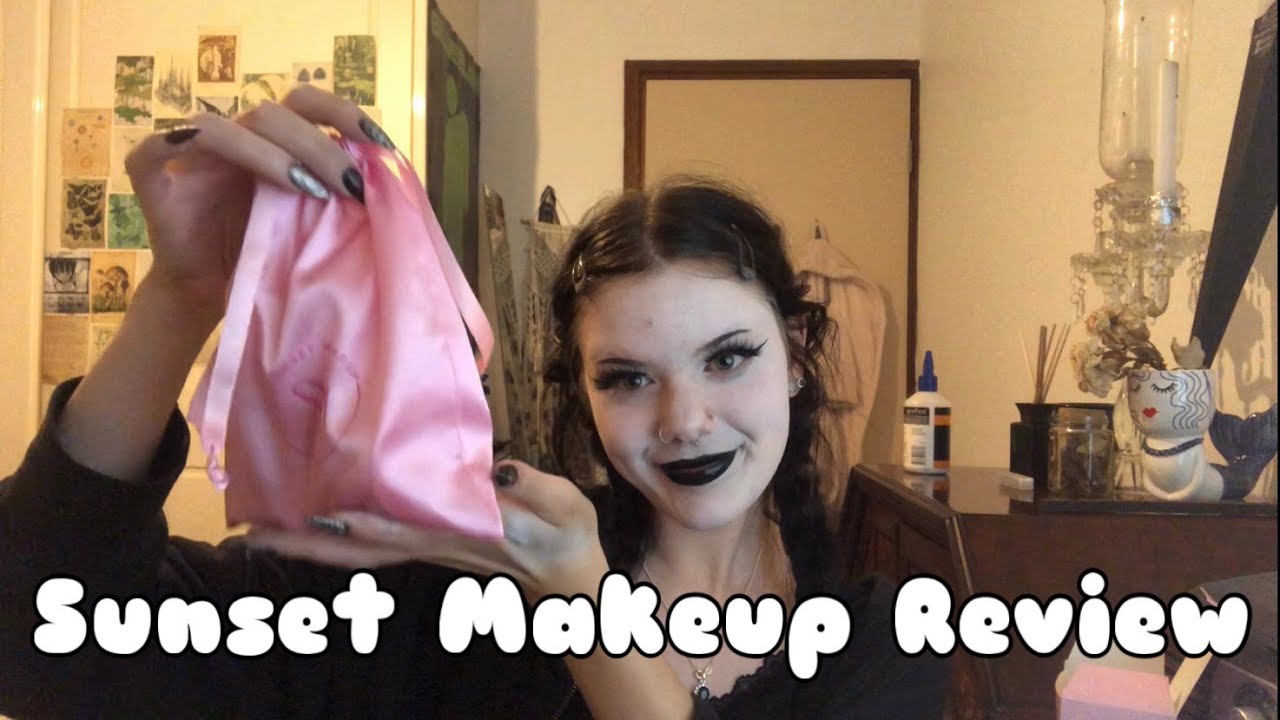Testing out Sunset Makeup’s Goth Bundle