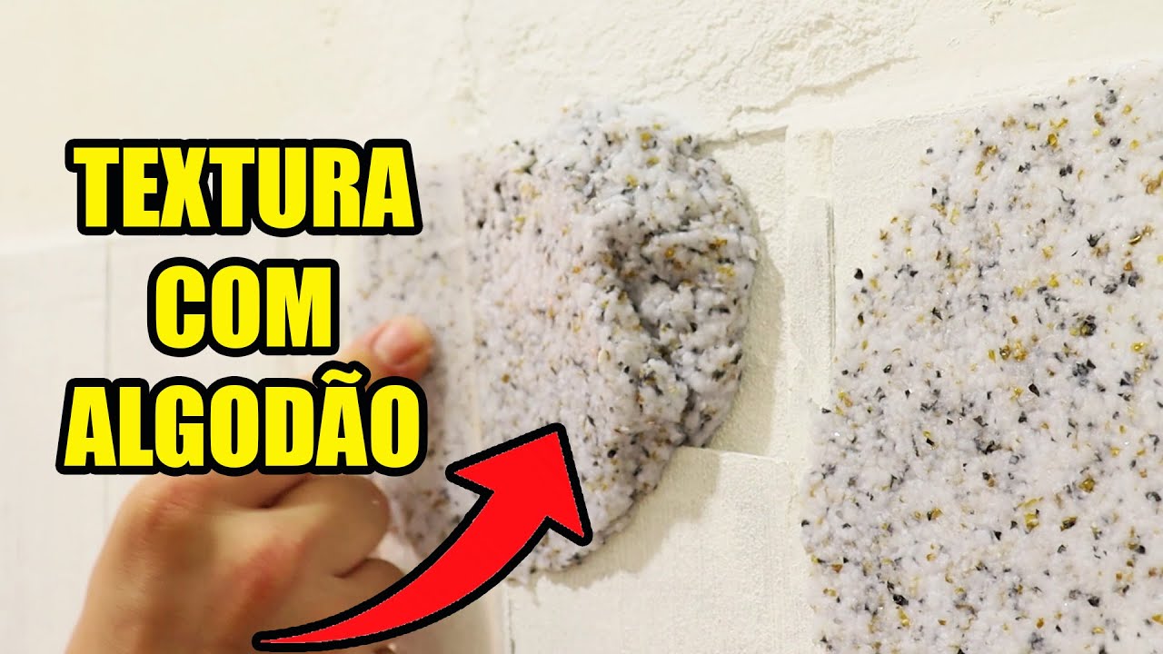 Conheça a Textura TAPA BURACO - Textura com Algodão