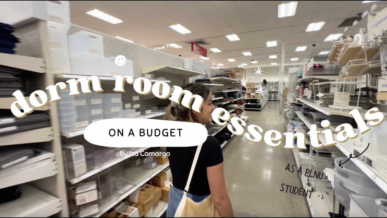 Dorm Room Essentials (on a budget) | Student Vlog | Isa Camargo | PLNU