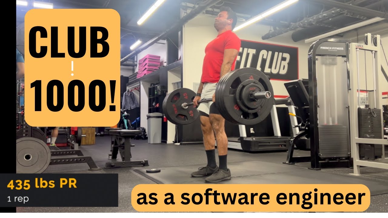 Club 1000: Crushing my Powerlifting goals; A Software Engineer's Fitness Milestone!