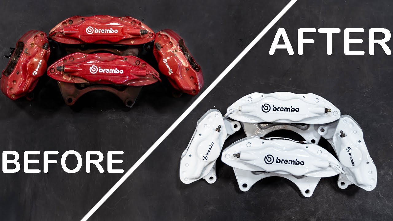 Epic Refinishing Of The Evo X Brembo Brakes!