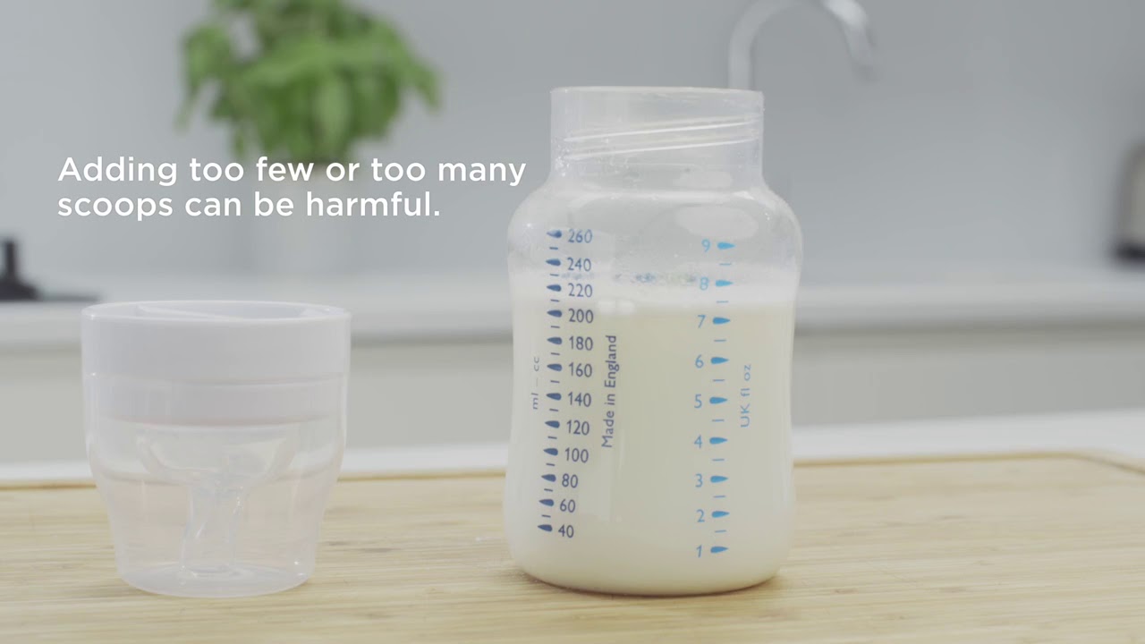 How to Prepare a Bottle with Aptamil Infant Formula