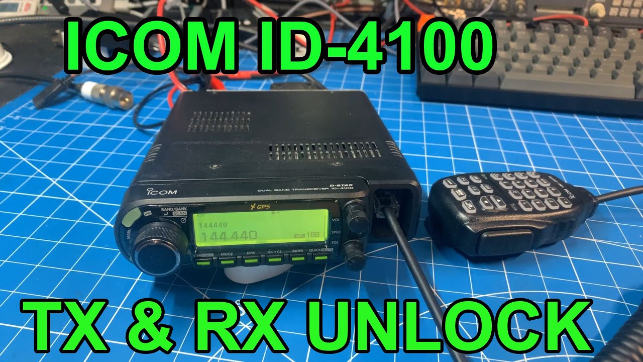 Icom ID-4100 Extended Transmit Modification