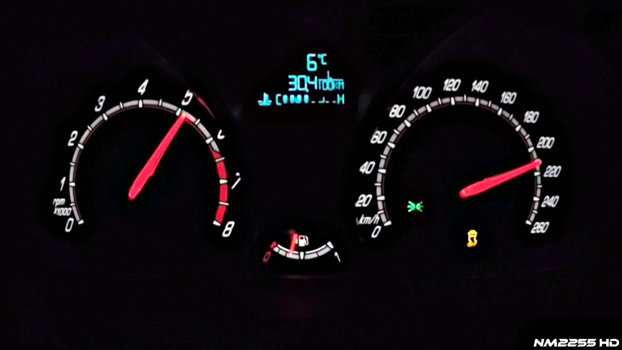 2017 Ford Fiesta ST200 0-210km/h Acceleration Test