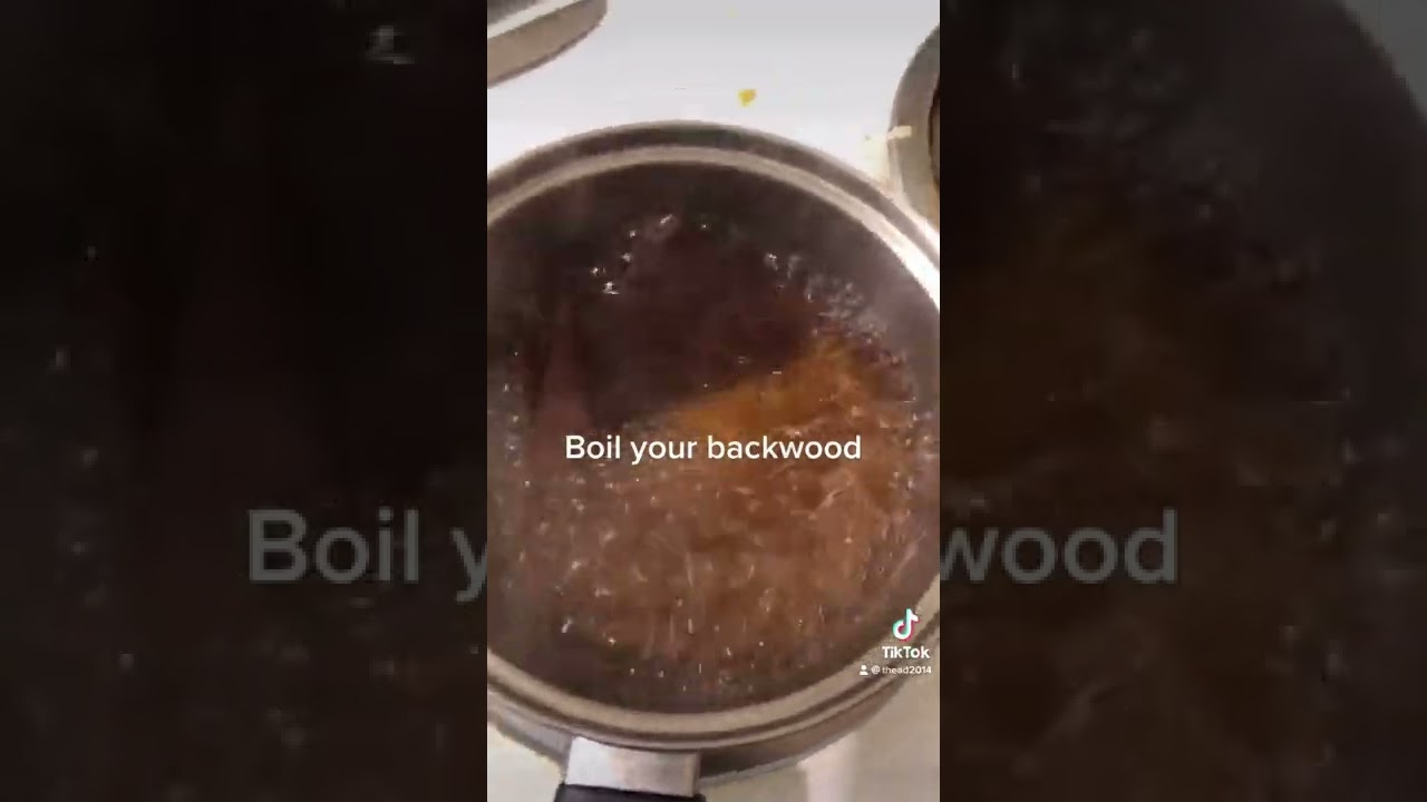 Boil your backwoods cigars their much better