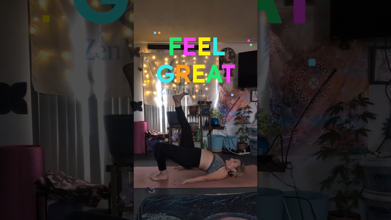 3Min dynamic bridge pose sequence lose weight feel great stay sober! check out my bridge pose flow👇
