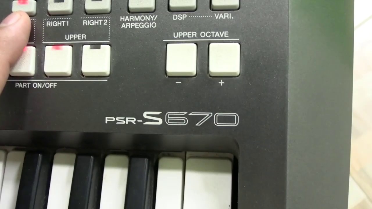 DIVIDIR SONIDOS EN PSR-S670 (YAMAHA)