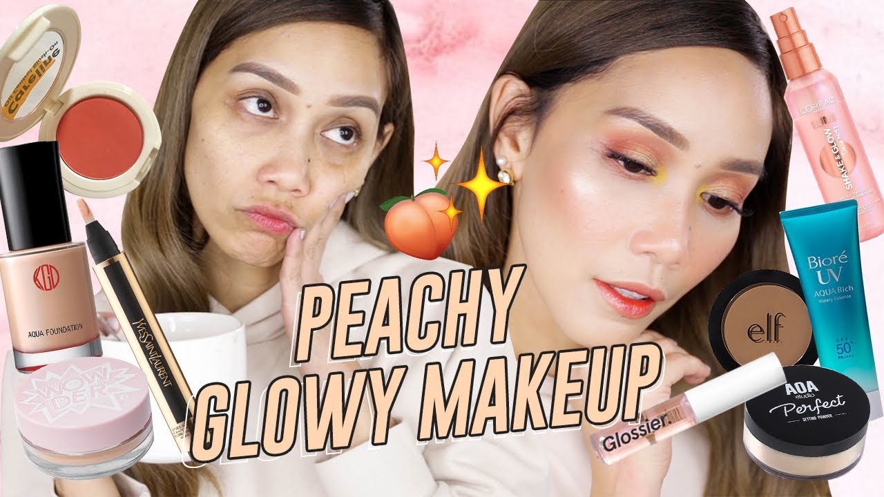 PEACHY GLOW MAKEUP LOOK (CURRENT BEAUTY FAVES) | PHILIPPINES