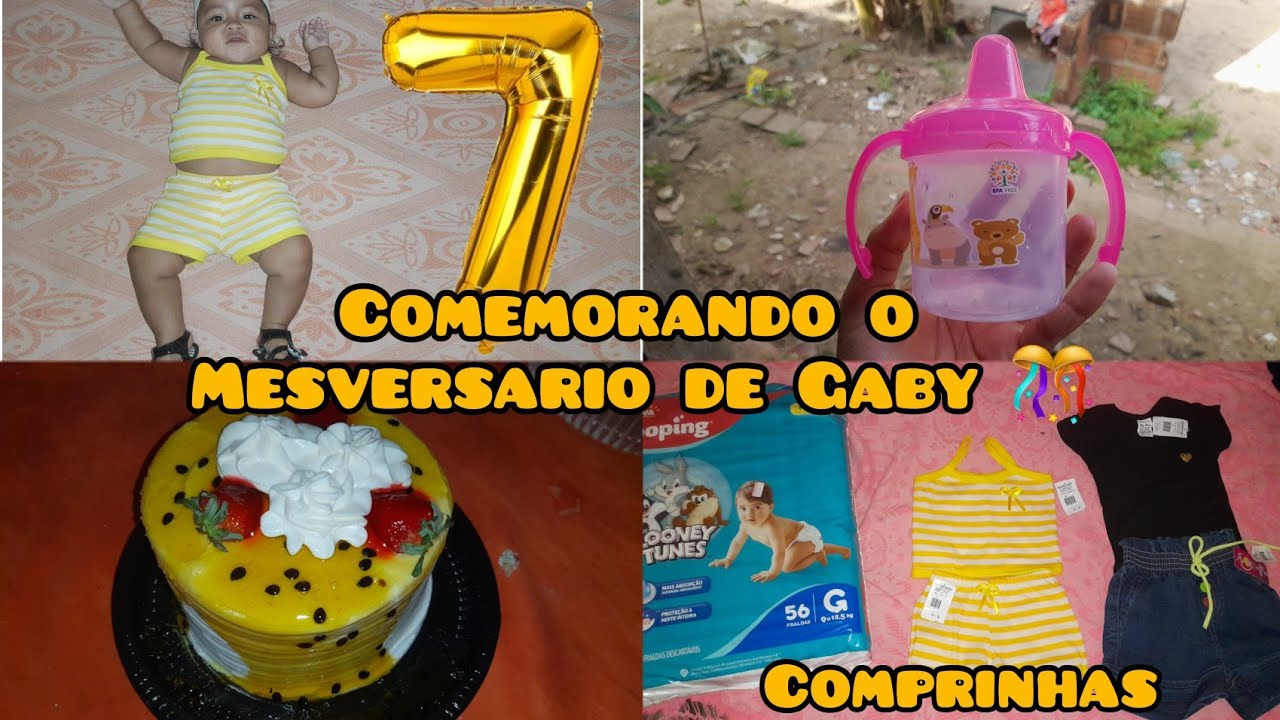 comemorando o mesversario de Gaby🎊//comprinhas 🛍