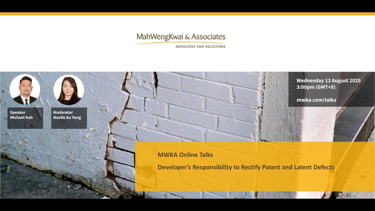 Developer’s Responsibility to Rectify Patent and Latent Defects
