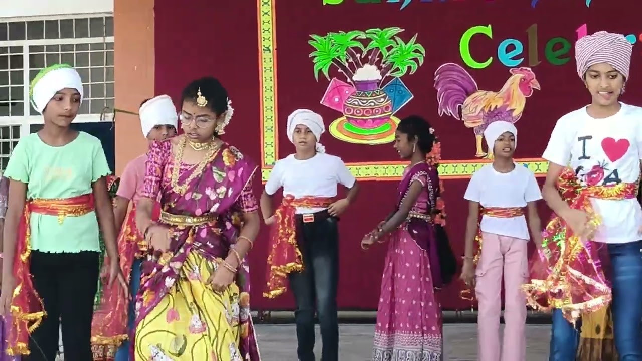 Sankranthi Celebrations by St  Joseph's High School CBSE, Munugode