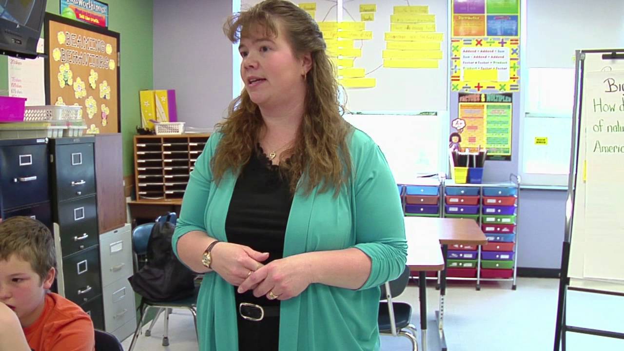 Teacher engages students in self-assessment - Example 1
