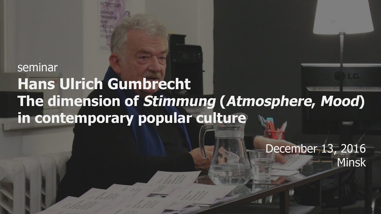 Hans Ulrich Gumbrecht — The dimension of 