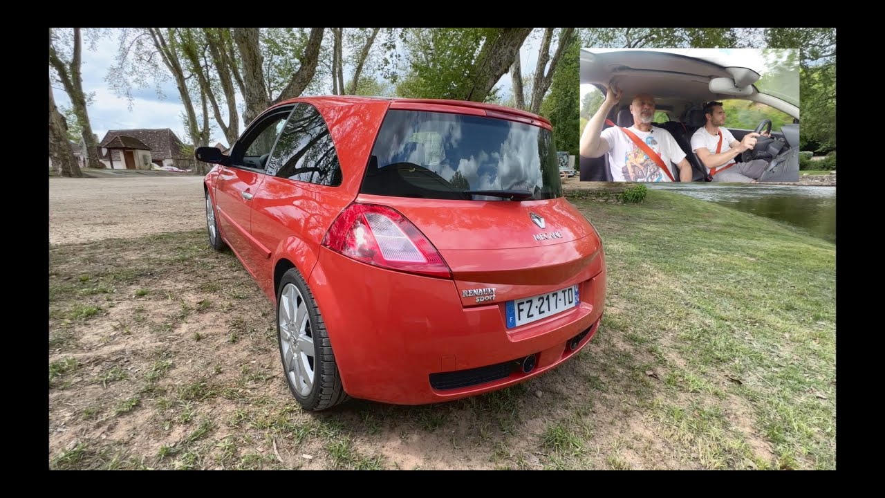 Papy va faire un tour en Megane 2 RS !! Plus neuve qu’à la sortie d’usine!!!