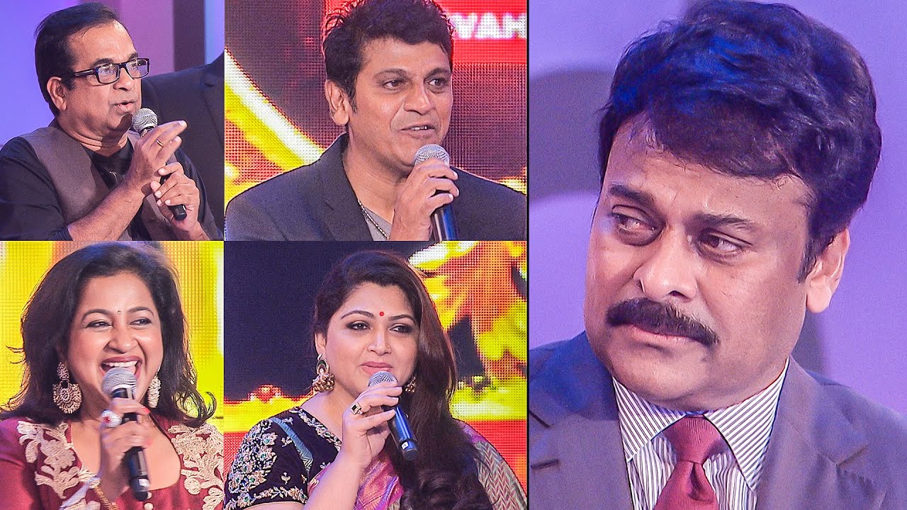 South Film Stars Share Lovely Gesture  About Megastar Chiranjeevi At SIIMA