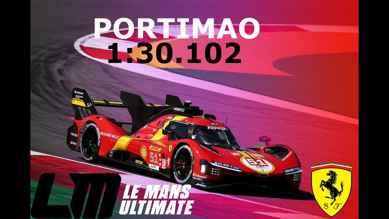 *WORLD RECORD* LMU HOTLAP | Ferrari 499P Portimao | Le Mans Ultimate