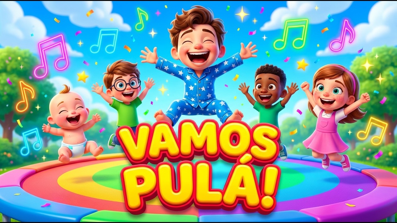 VAMOS PUL&Aacute;! 🚀 M&uacute;sica para Pular e Dan&ccedil;ar! | Leotura Kids