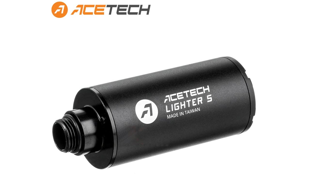 Airsoft: Acetech Lighter S green only tracer unit review & 3 brands of BB test
