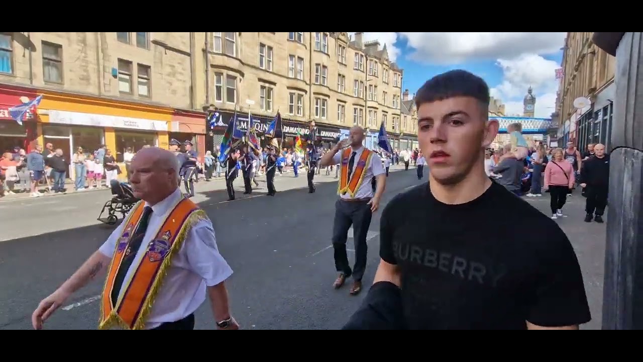 Annual Glasgow Boyne parade 2024