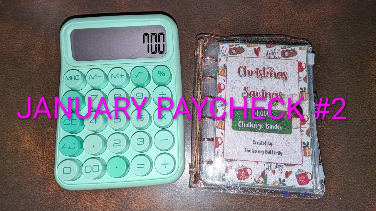 JANUARY PAYCHECK #2 | FIRST CASH STUFFING OF 2026 | $700 