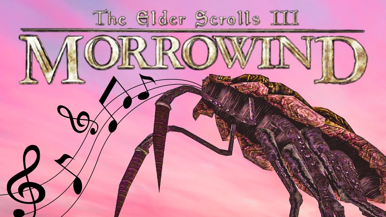 Relaxing Morrowind Ambient | Close-up Silt Strider Howling Sound In Balmora