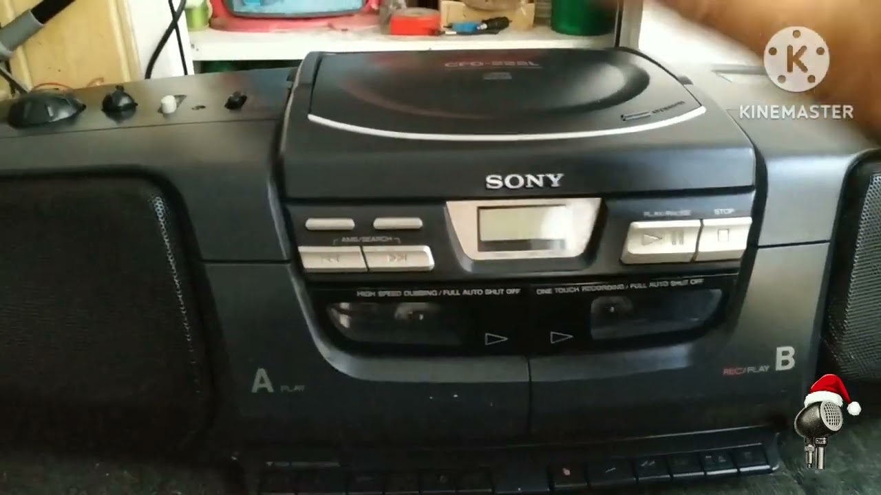 Radio cassette con CD Sony CFD 222 L solo limpieza de contactos, poquita cosa.