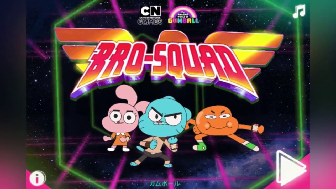THE AMAZING WORLD OF GUMBALL GAME - BRO SQUAD - CARTOON NETWORK GAMES