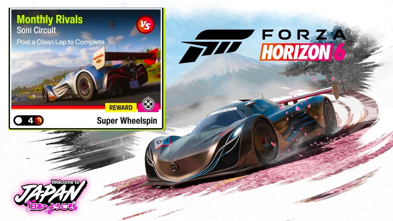 Soni Circuit Monthly Rivals | Welcome To Japan | Forza Horizon 6