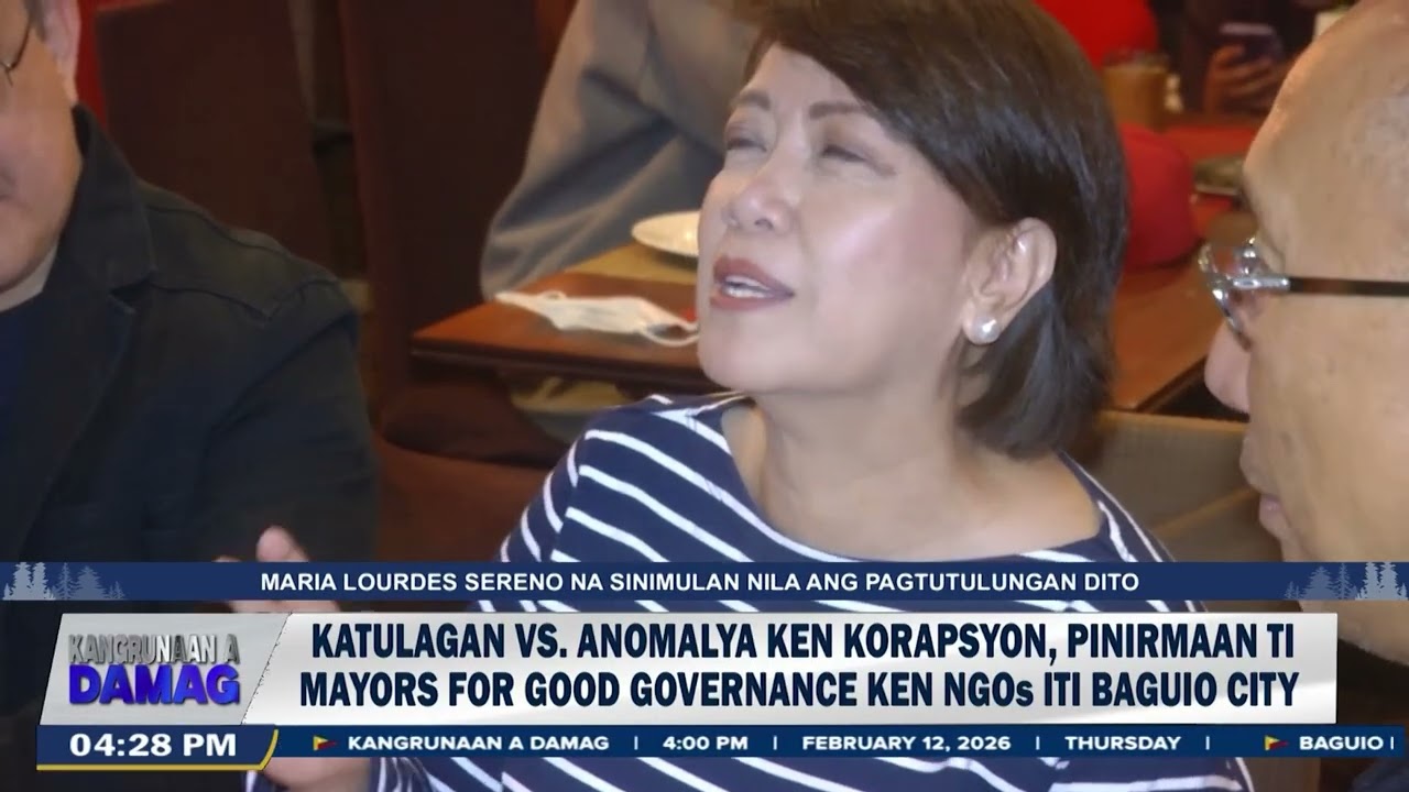 Katulagan vs. anomalya ken korapsyon, pinirmaan ti Mayors for Good Governance ken NGOs iti Baguio