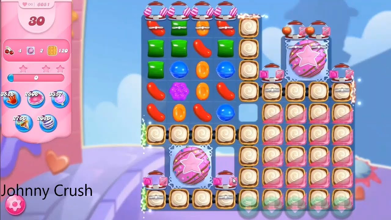 Candy Crush Saga Level 6051 NO BOOSTERS