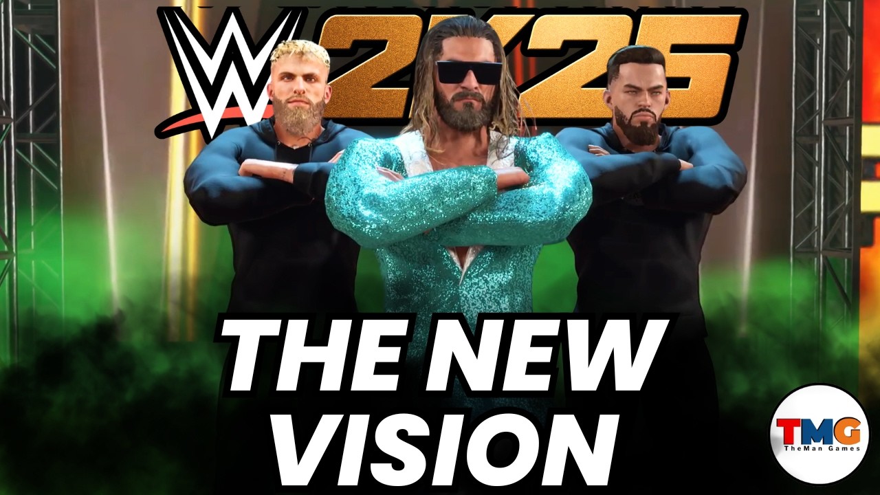 WWE 2K25: ULTIMATE TEAM! Сет Роллинс, Джейк Пол и Остин Теория! Обучение игре за команду New Vision!