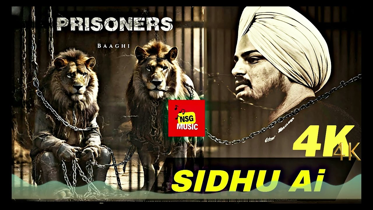 Prisoners 4K AI Tribute -fan-made creation Sidhu Moose Wala Ai  X Baaghi