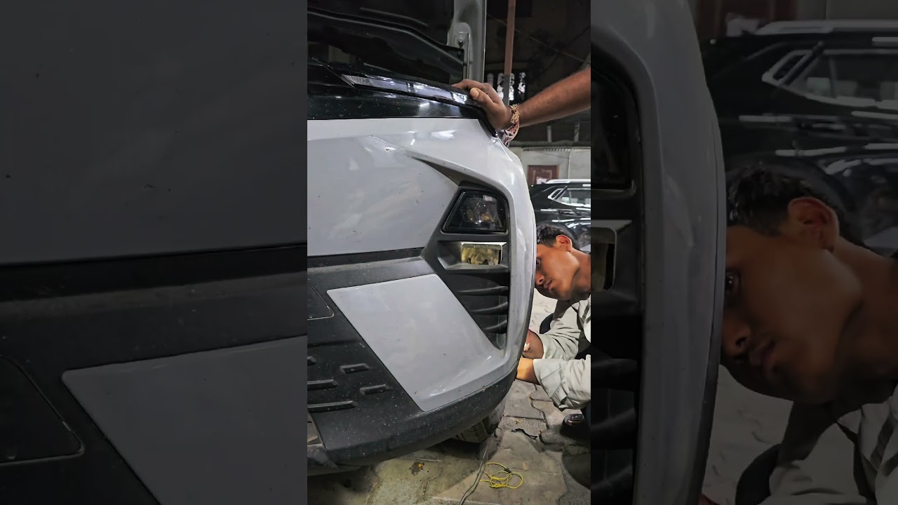 Aozoom fog light in tata nexon .#TataNexon #FogLight #CarLighting #VisibilityUpgrade #NightDriving