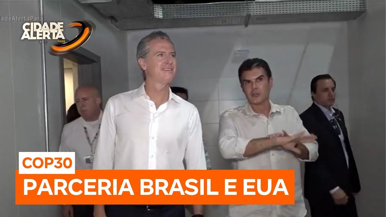 COP30: governador da Califórnia visita Parque de Bioeconomia da Amazônia