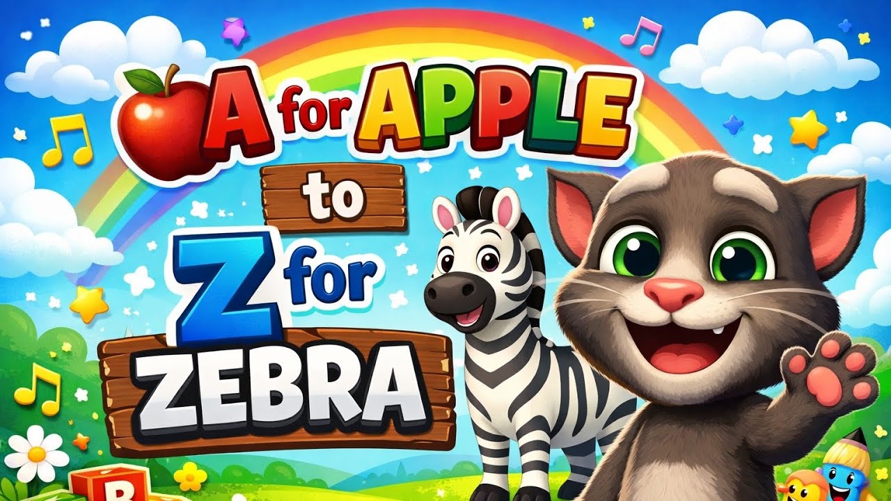 A for Apple to Z for Zebra | Complete Alphabet Learning for Kids🍎🌷