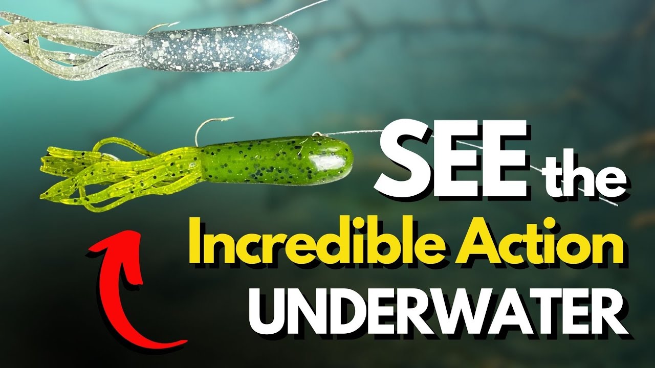 What's the Double-Tube Rig REALLY Do Underwater? (Great for Pressured Bass)