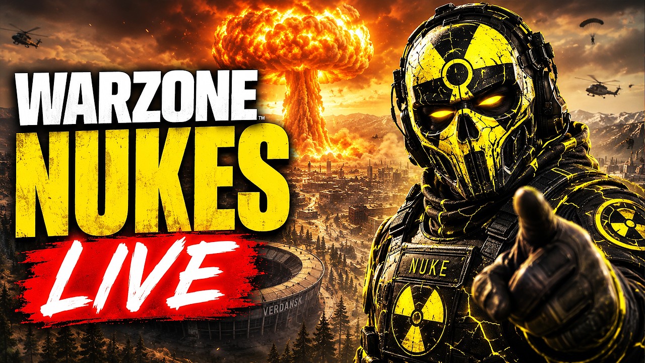 🔴WARZONE LIVE! - NUKES ARE BACK - MW4 LOADING...