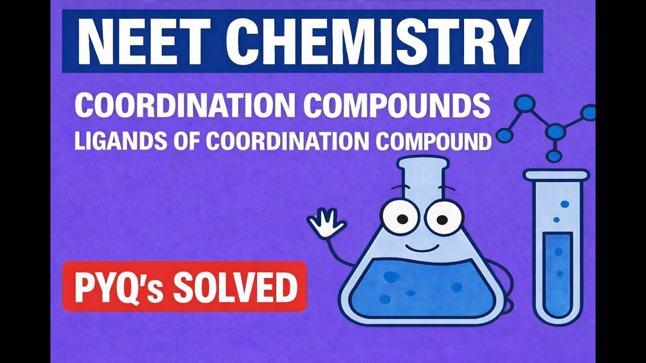 Only Ligands You Need for NEET 💯 | Coordination Compounds PYQs