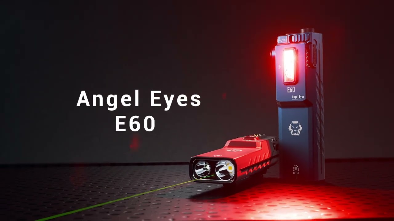 This is the NEW Angel Eyes E60 Palm-sized Flat Flashlight