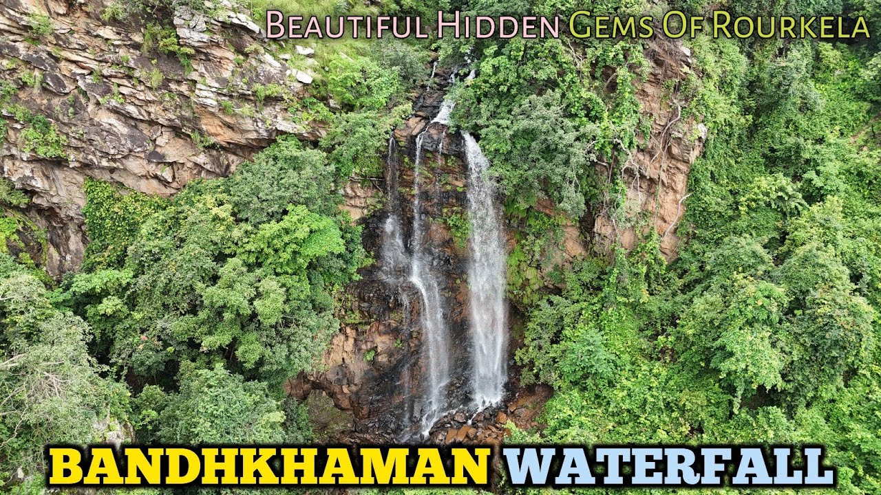 Bandhkhaman Waterfall Near Rajgangpur| Monsoon View| Beautiful Hidden waterfall ‎@Rohitgirivlogs 🔥📍