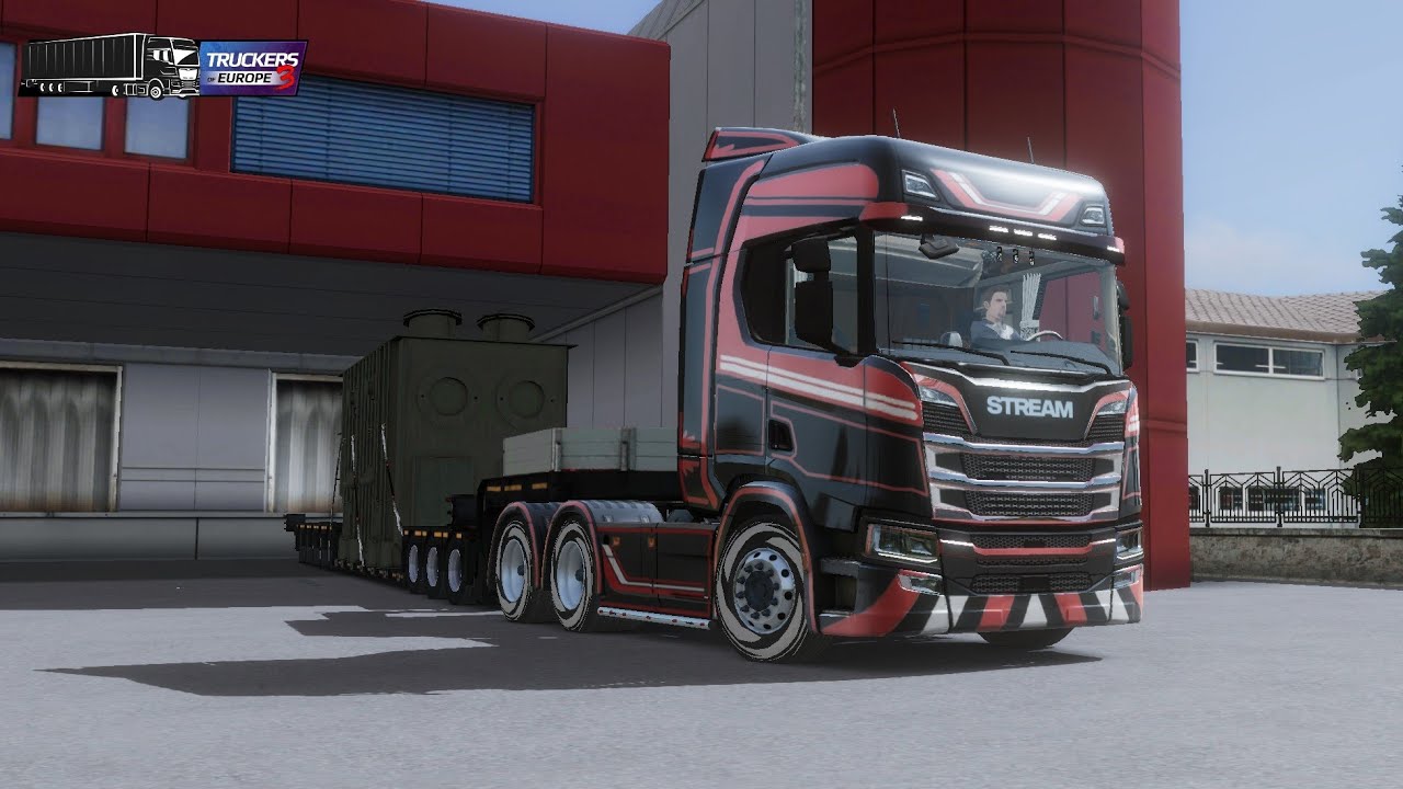 Transporting 49 ton transformer/Heavy load /Scania / Truckers of Europe 3.. 