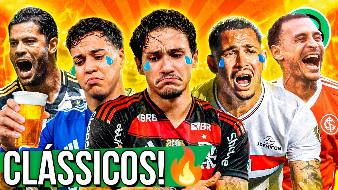 ♫ CLÁSSICOS: INTER FAZ 4 NO GRÊMIO, GALO 2x1 CRUZEIRO, FLU BATE NO FLAMENGO | Paródia Duas Três